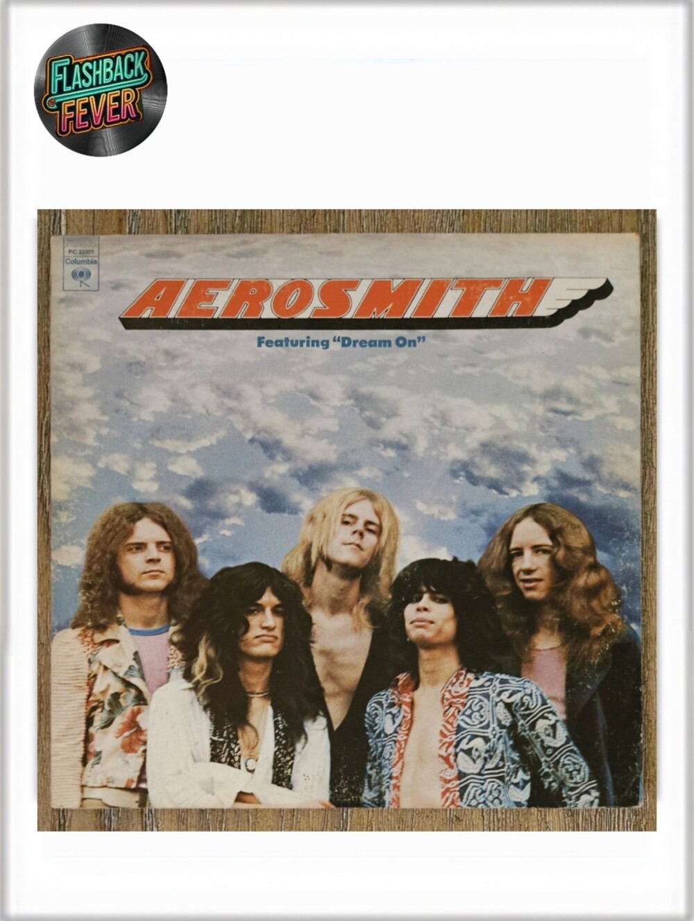 AEROSMITH•Aerosmith•US 1975 (#PC 32005) Santa Maria Press, Reissue